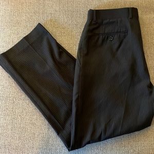 Black w/pinstripe dress pants - super soft 34x30
